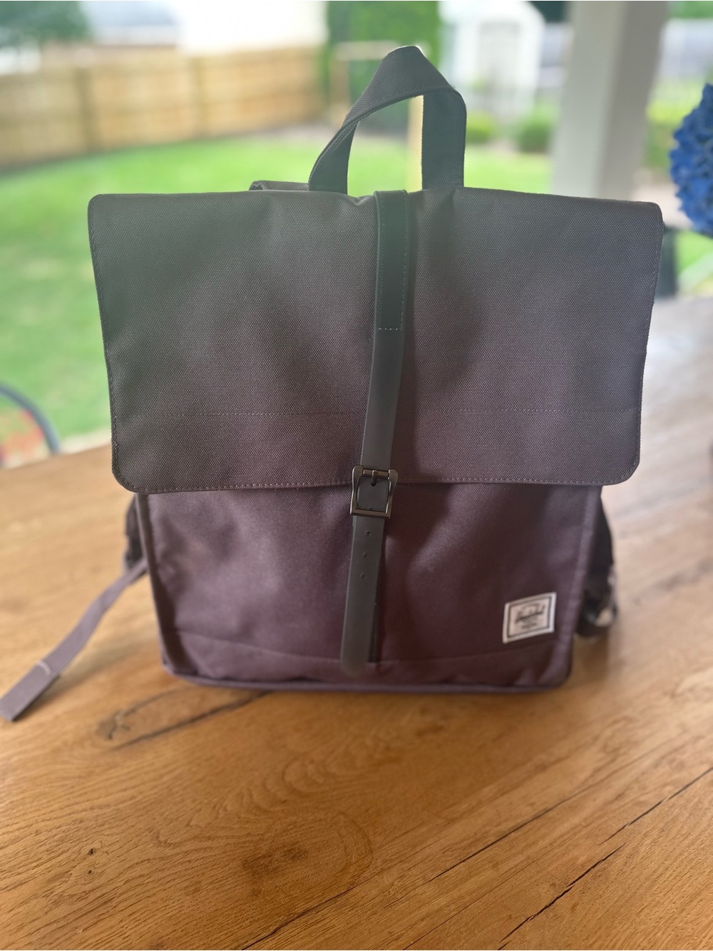 Herschel Supply Company Backpack in Deep Plum and Charcoal